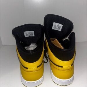 Mens Yellow and Black Sneakers